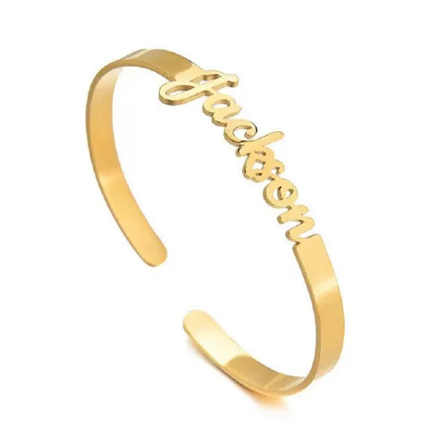 03 Custom Name Bangle
