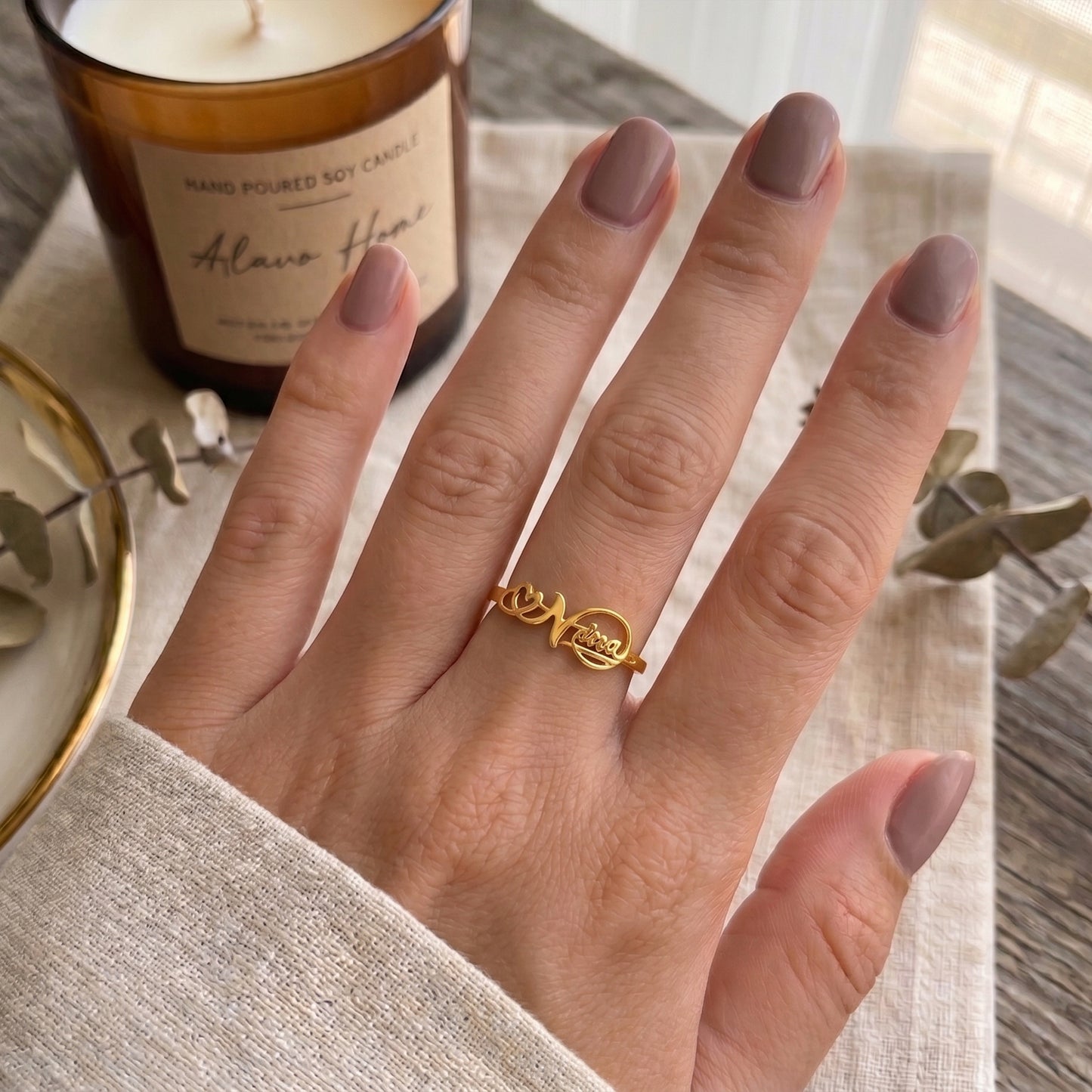 03 Custom Name Ring